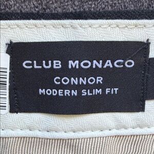 Club Monaco Connor Slim Fit Trousers - Black and Cream